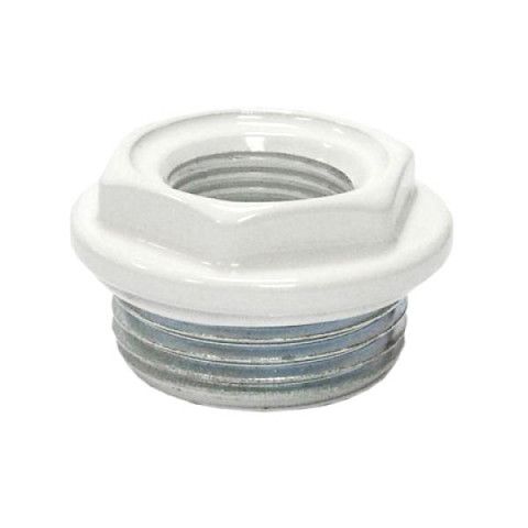 Переходник RS 1/2" белый правый (с прокладкой O-ring) SIRA