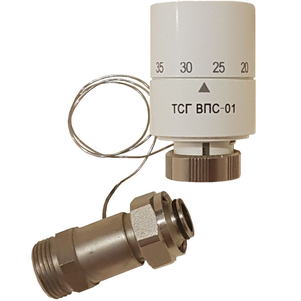 Термостатическая головка ТСГ ВПС-01 с выносным проточным сенсором 