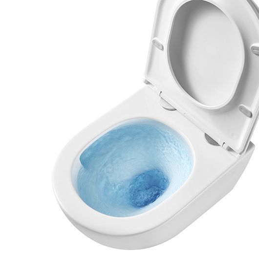 Унитаз подвесной безободковый GLAZER с крышкой (Торнадо 3.0) Lemark 