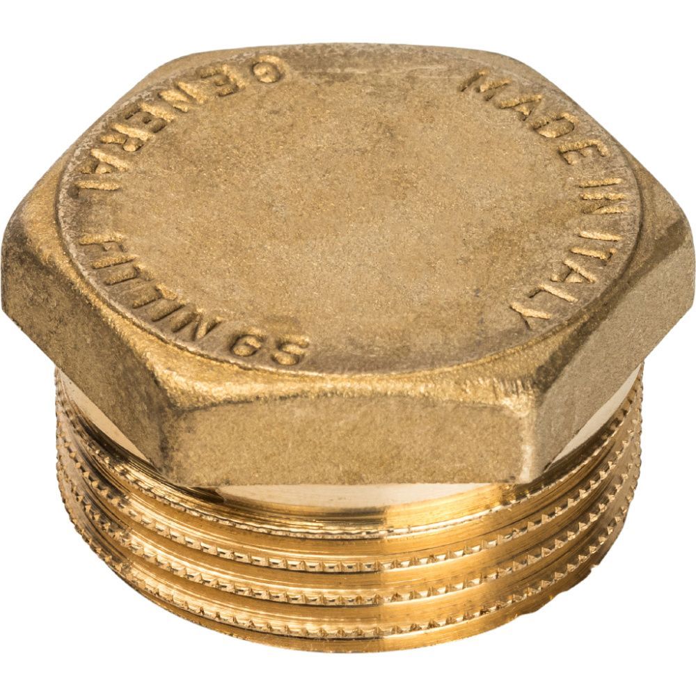 Заглушка НР 1 (латунь) STOUT