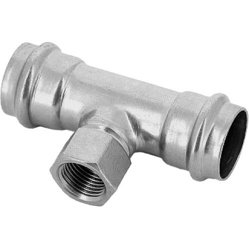 Тройник press 28х3/4х28 нерж. Kromwell