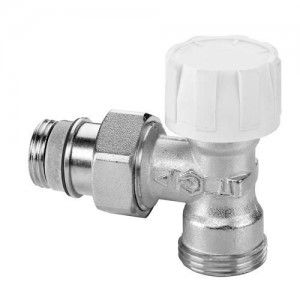 Вентиль термостатический DN15 угловой, евроконус 3/4" Rossweiner / Simplex