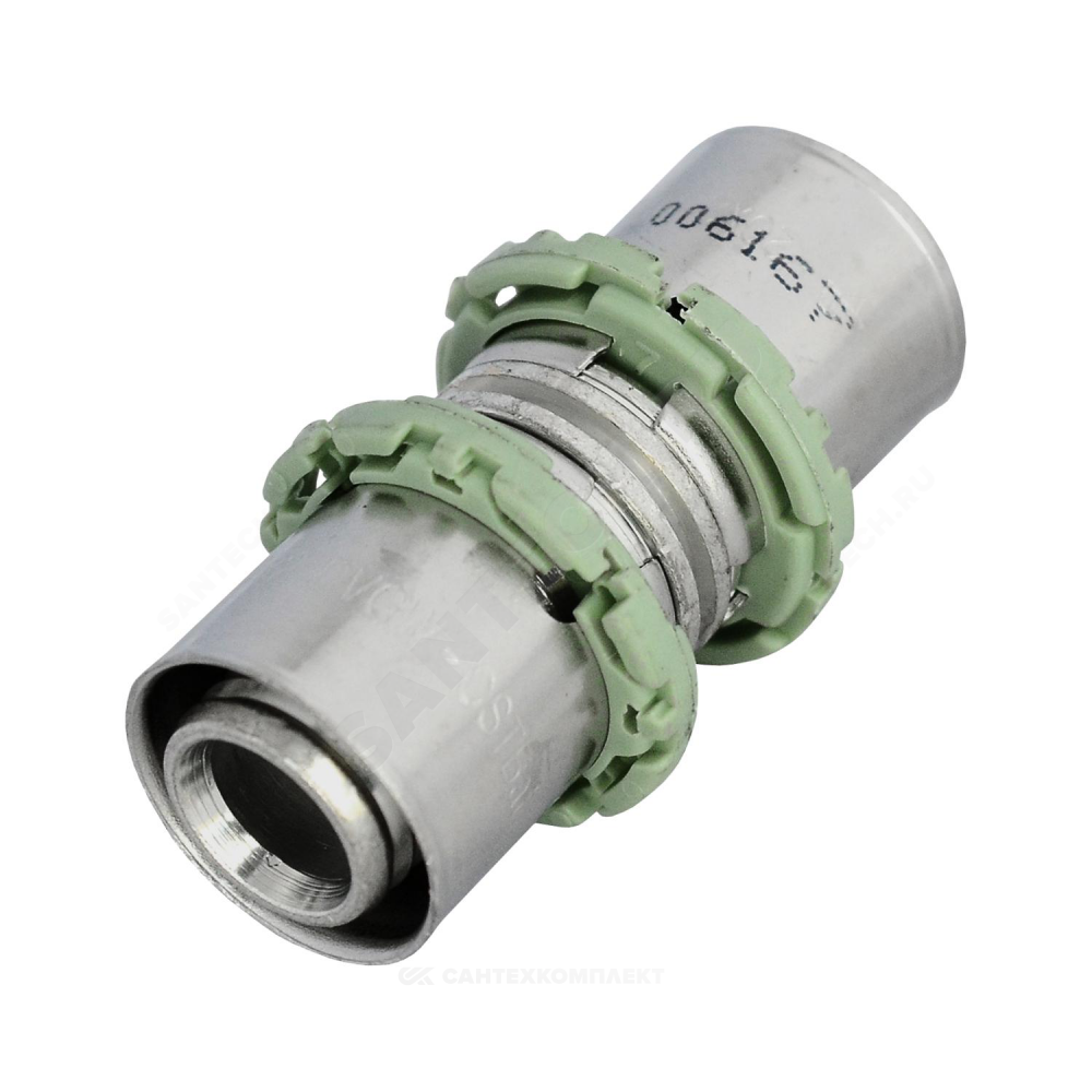 Муфта 26-26 латунь, пресс Comap