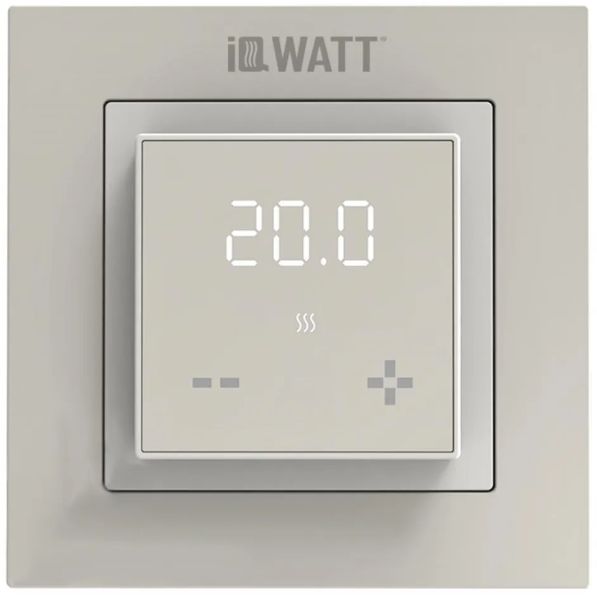 Терморегулятор IQ Thermostat D электронный, песочный