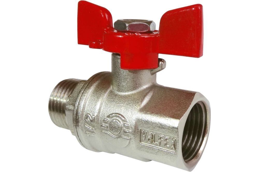 Кран шаровой НВ  3/4" (бабочка) Valfex