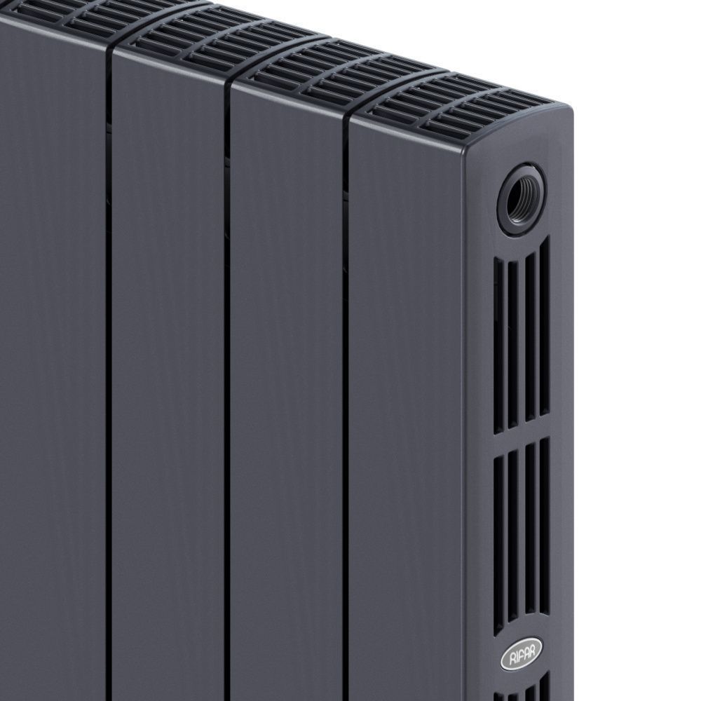 Радиатор биметаллический SUPReMO 500/90 (202Вт)  8 секций боковое подкл. Rifar ТИТАН