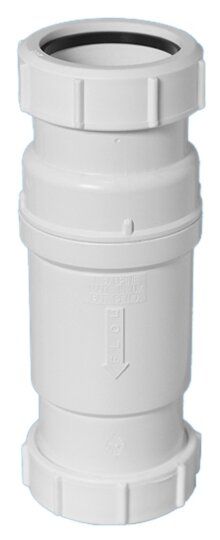 Сифон "сухой", накидная гайка 11/2", вых компрессионный Ду50мм McAlpine