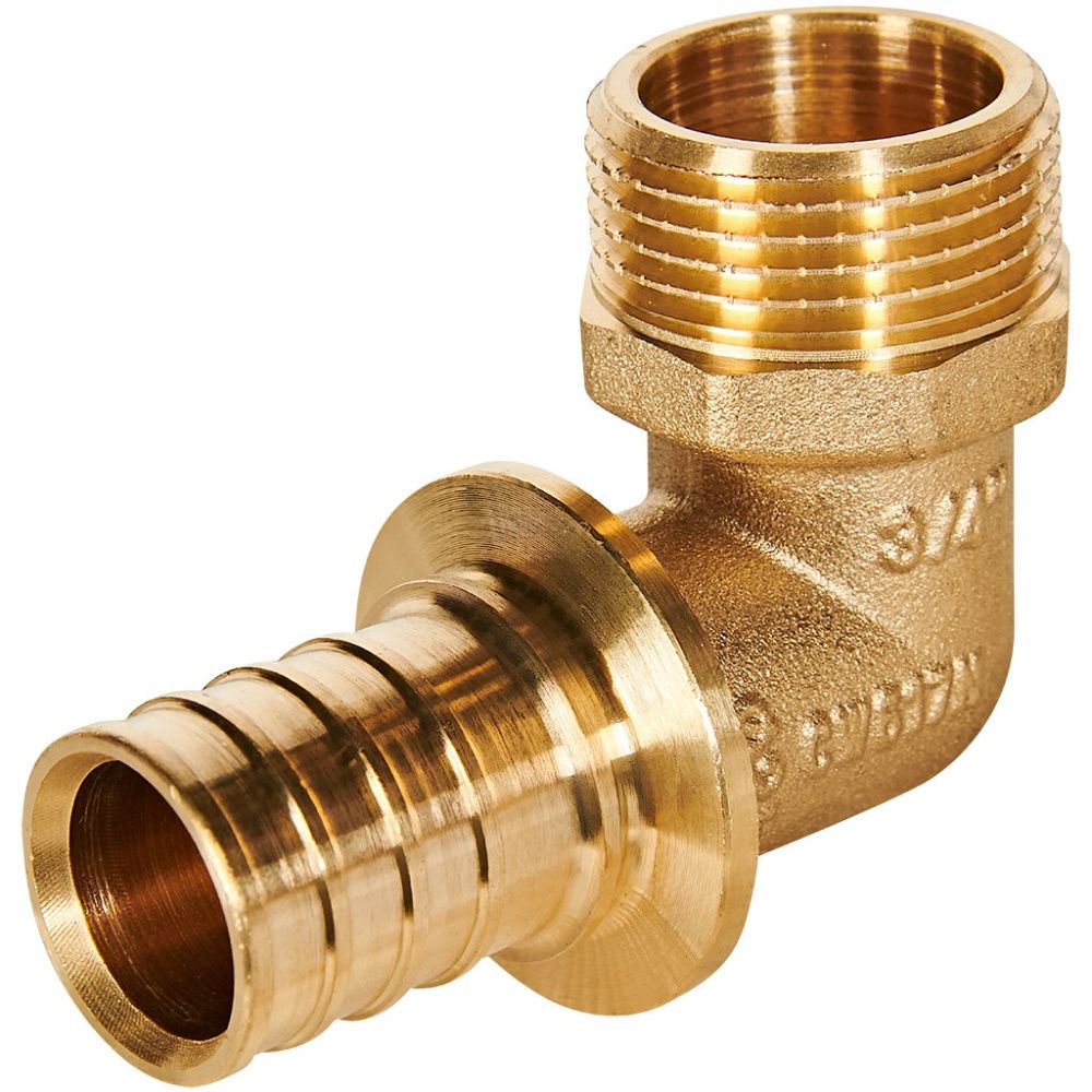 Угол переходной 25-3/4 НР латунь Rommer