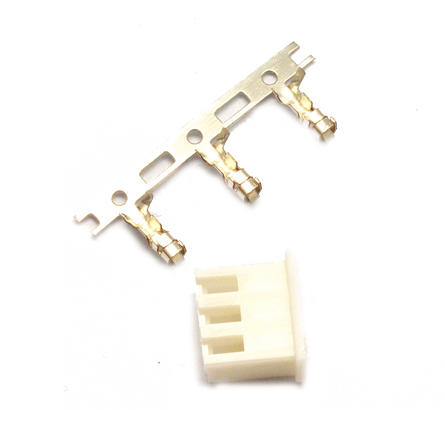 Разъем CHU-03 розетка 3х-контактная на провод крана шаг 2,54мм