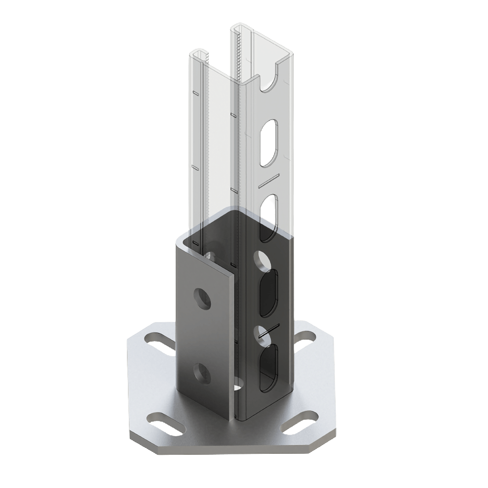 Фланец седельный универсальный TSF U 38-41 6F6, Termoclip