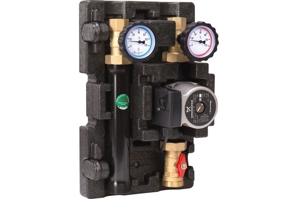Насосный модуль 1 1/4" с насосом Grundfos 32-60 DK DN32 ECO 2 Huch