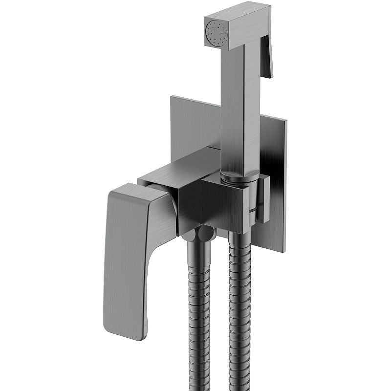 Смеситель с гигиеническим душем R01 Gun Metal, RAGLO 