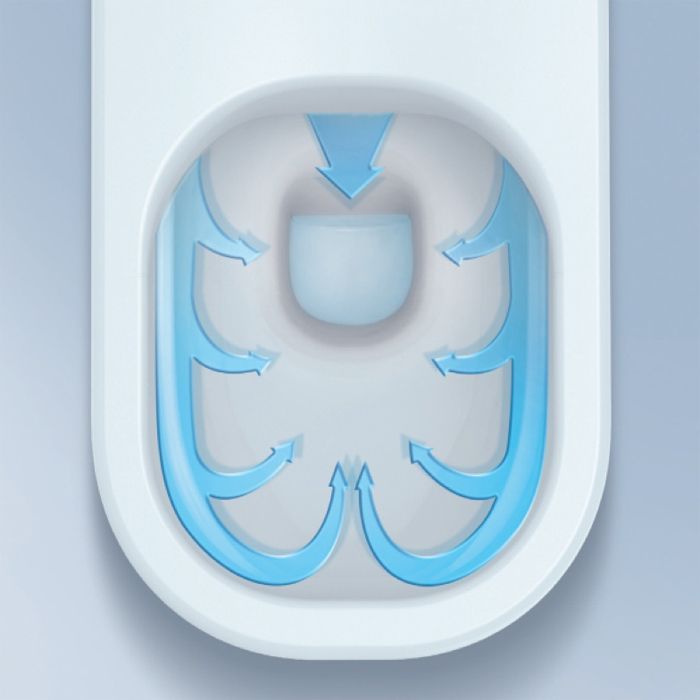 Унитаз подвесной MIO, безободковый, 530 мм JIKA