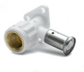 Водорозетка 20-3/4 ВН, ПВДФ пресс (белая) HENCO