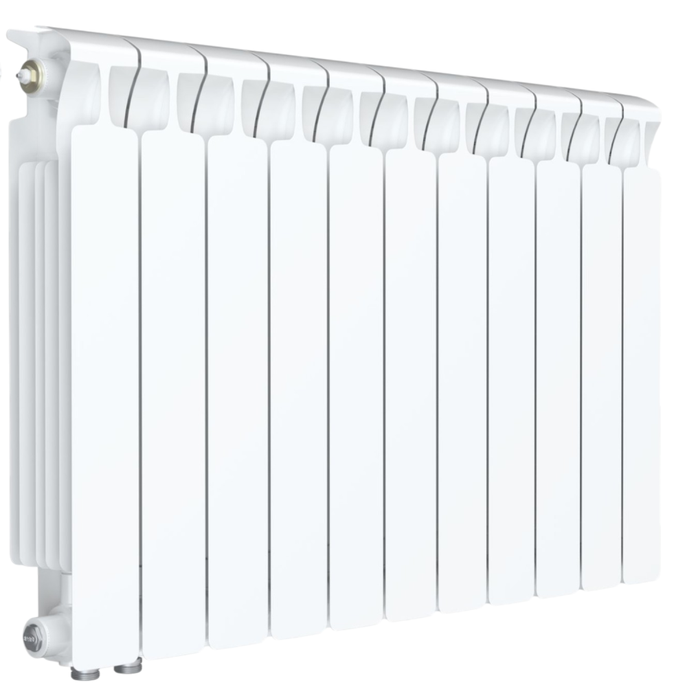 Радиатор биметаллический Monolit Ventil 350/100 11 секций (MVL) нижнее слева Rifar