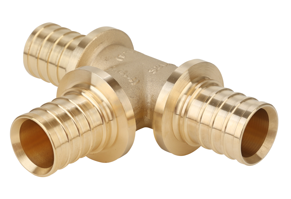 Тройник 16-16-16 латунь Gappo
