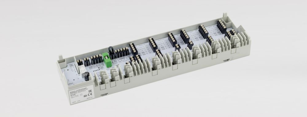 Центр коммутации на 6 зон с модулем управления котлом/насосом BERG Центр коммутации на 6 зон с модулем управления котлом/насосом BERG