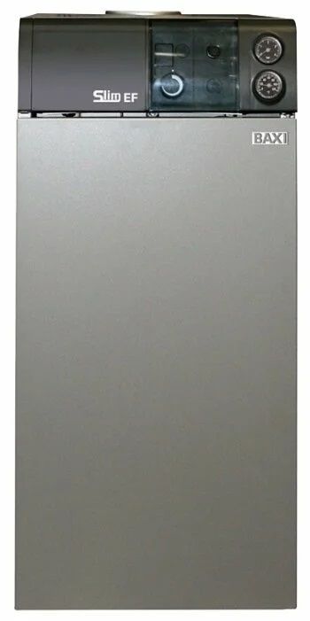 Котел энергонезависимый газовый напольный BAXI SLIM EF 1.61 60,7 кВт, дымоход DN200