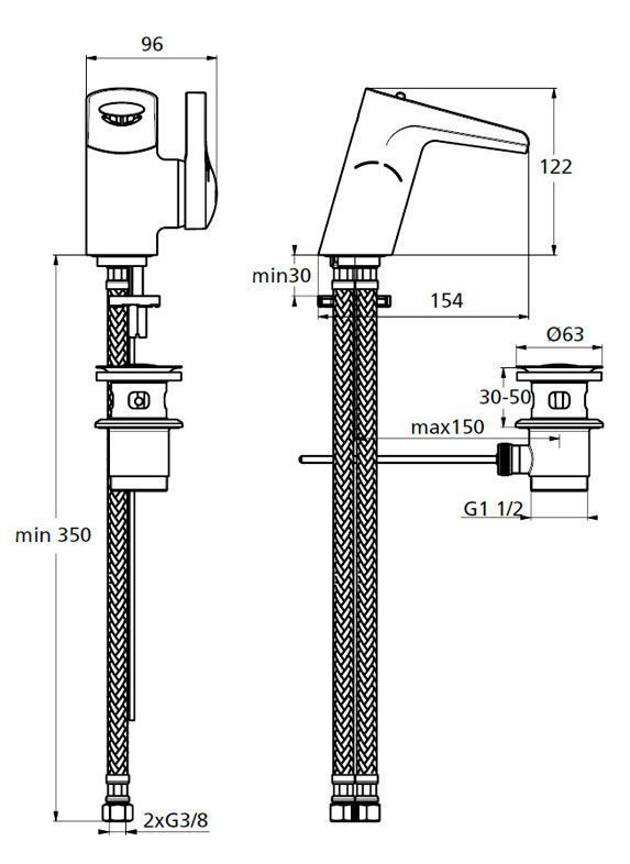 Смеситель для раковины Ceraspring IDEAL STANDARD