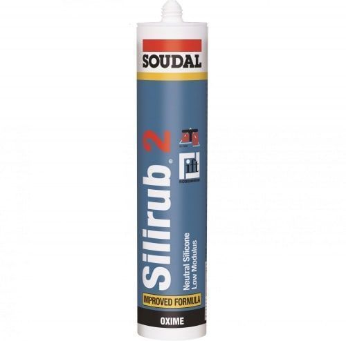 Герметик SOUDAL Силикон нейтральный б/ц Силируб 2 300 мл.