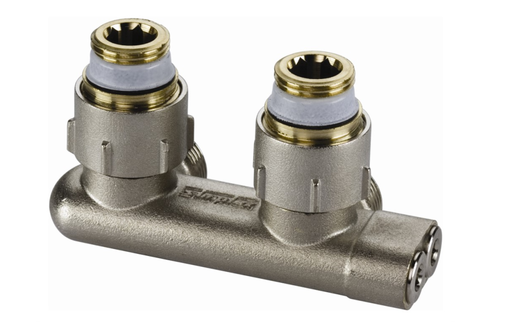 Узел нижнего подкл. перекрестный угловой, ВР1/2х3/4НР Simplex