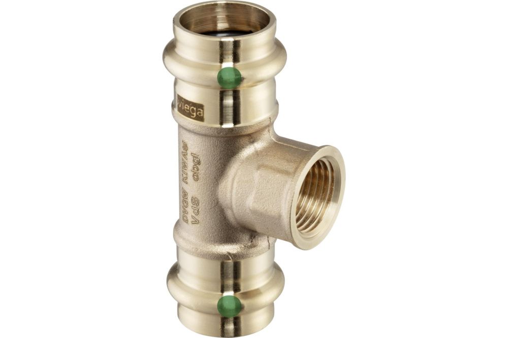 Тройник 22х1/2х22 ВН  press SC-Control Viega