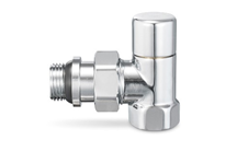 Клапан ручной радиаторный 1/2 угловой хром Varmega