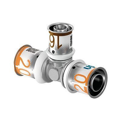 Тройник-пресс S-Press Plus 25-32-25 латунь Uponor