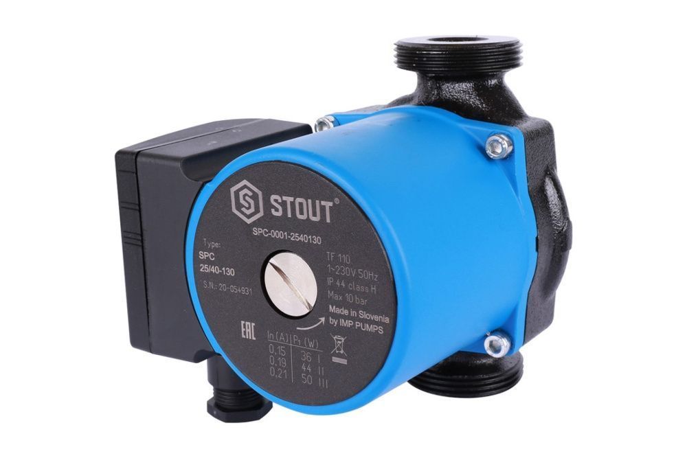 Насос циркуляционный STOUT 25/40-130