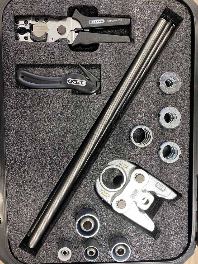 Набор:насадки KS-M16,20,26,32,клещи BE-UNI + насадки BE-H16,20,26,32,пружины BI