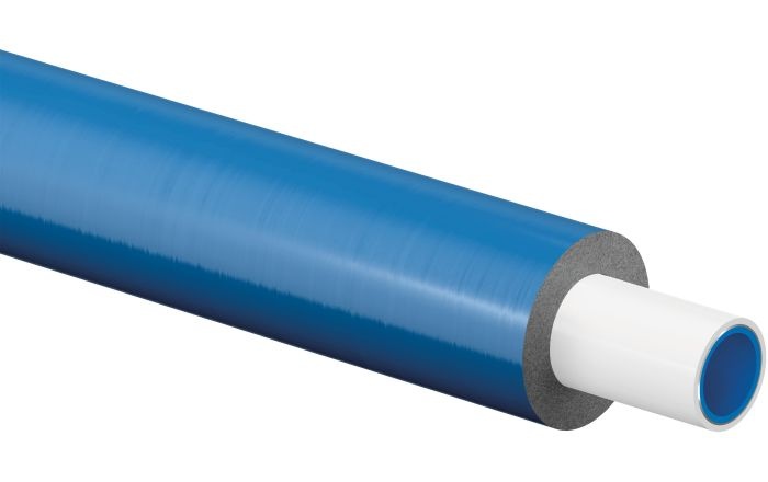 Труба Uponor UNI PIPE PLUS в синей теплоизоляции 16x2,0, 100 м (кратно бухте)