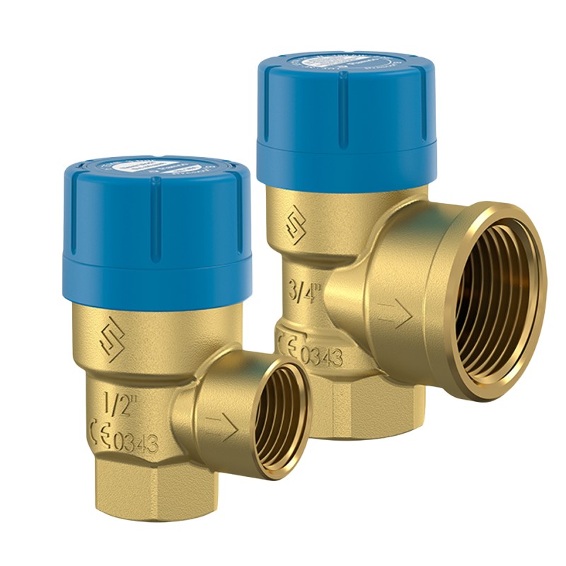 Клапан предохранительный Prescor В 3/4" х 1" (ВР) P=8 бар 