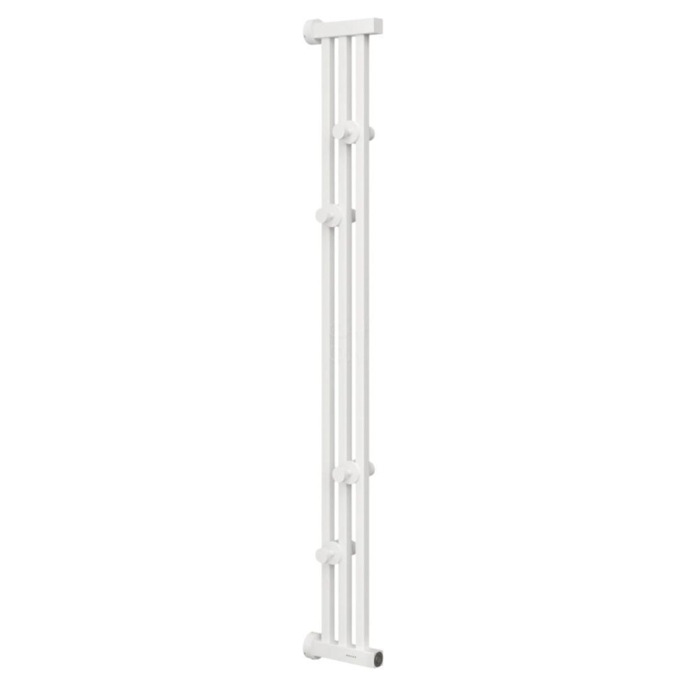 Дизайн-радиатор эл. Хорда 4.0 1200х166, Белый матовый, Сунержа