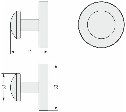 Вешалка настенная СФЕРА (Золото), Сунержа