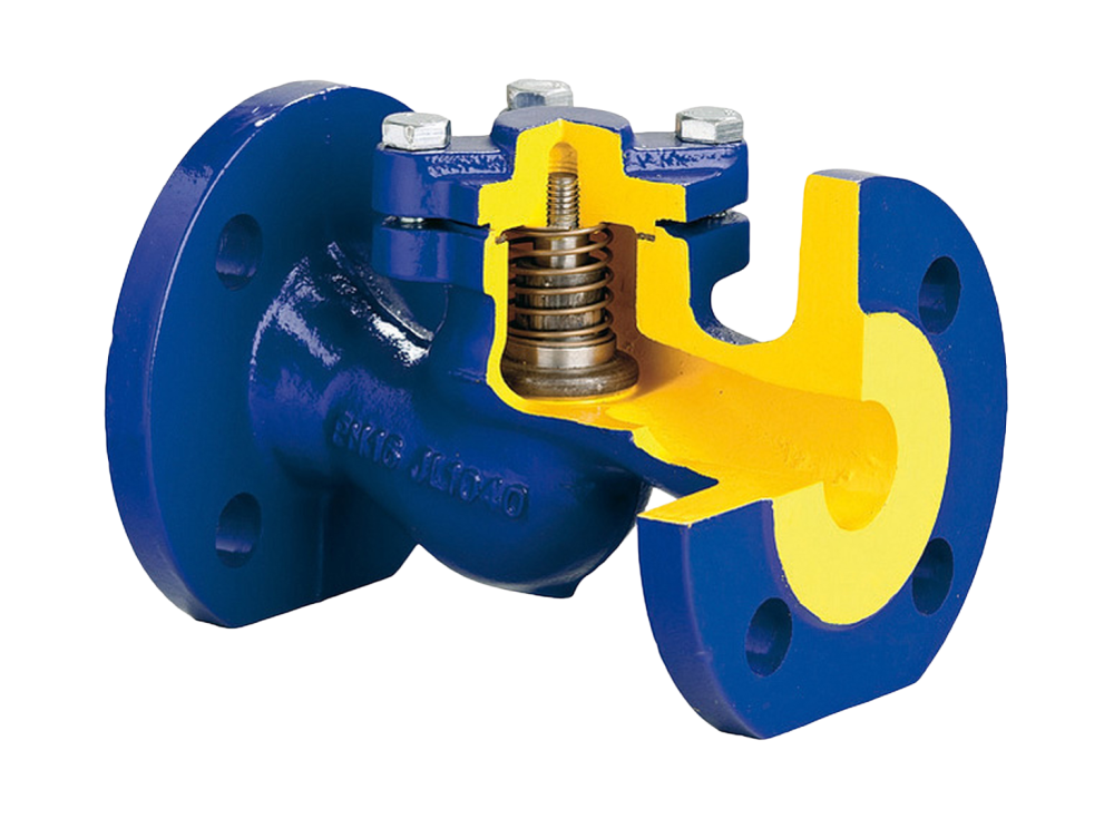 Клапан обратный V287-032 - фланцевый чугунный Ду 32, Ру 16