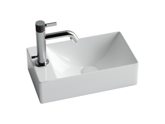 Раковина подвесная (левая) Элемент (Element) 375x215x100мм (CN5008) Ceramicanova