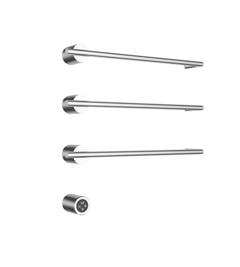 Полотенцесушитель электрический (встраиваемый) 520*506 с терморегулятором, цвет Хром, AQM