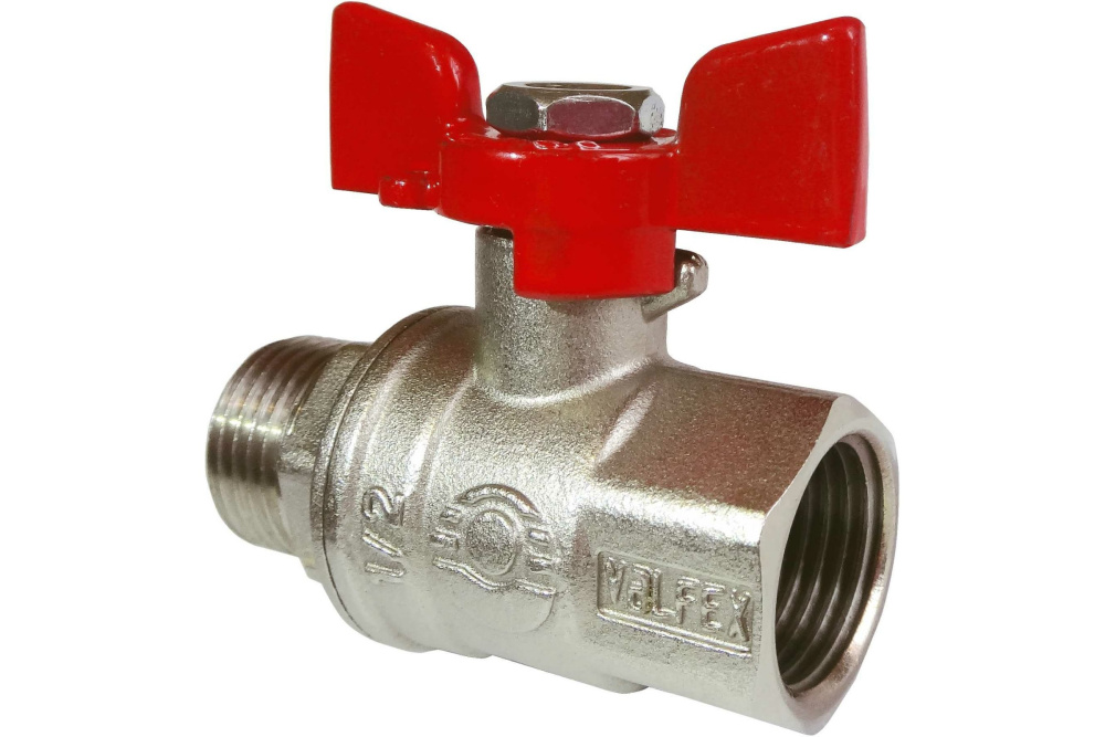 Кран шаровой НВ  3/4" (бабочка) Valfex