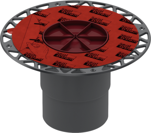 Сифон вертикальный DN 100 с фланцем (без монтажного элемента и решетки) TECEdrainpoint S 