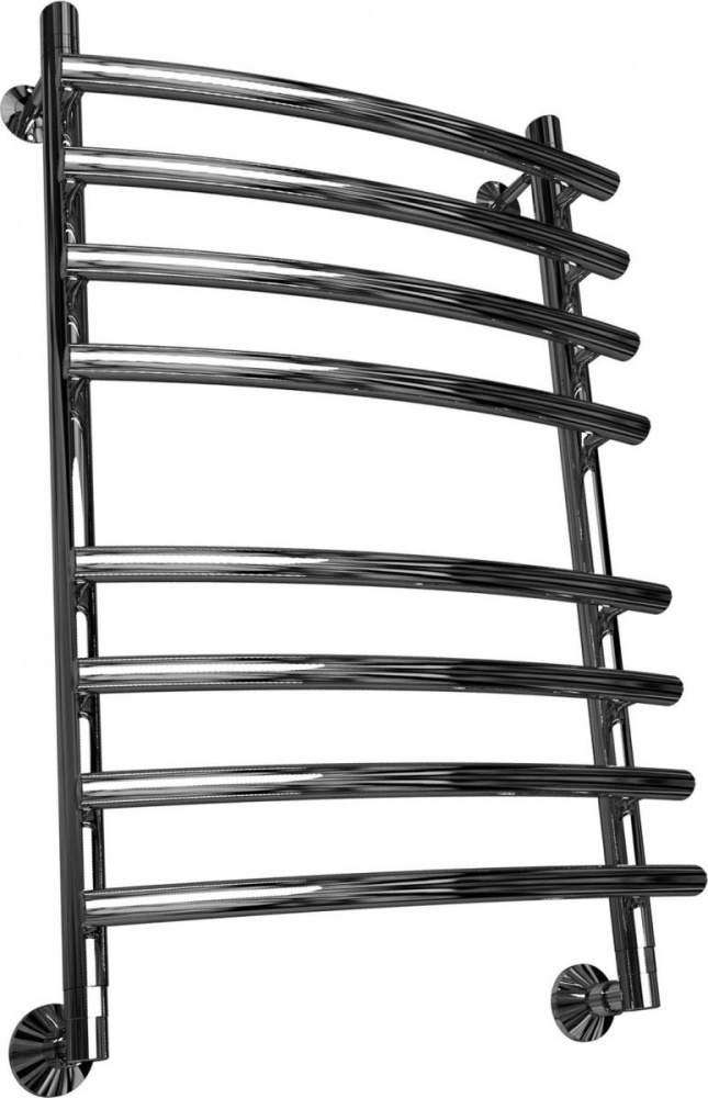 Полотенцесушитель R primo 80/50 см 1"-3/4"-1/2", хром, нержавеющая сталь, нижнее подключение Водяной (К1), ДВИН