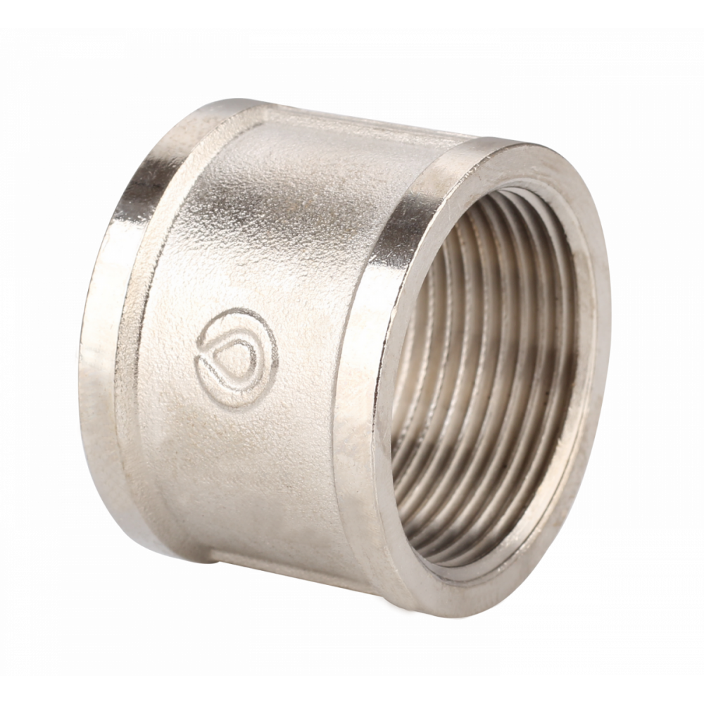 Муфта ВВ  3/4х3/4 (никель) Gappo