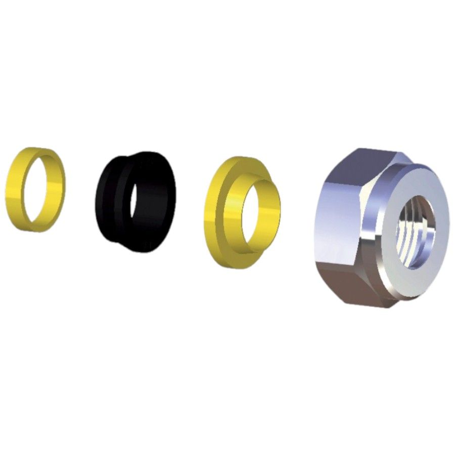 Концовка для медных труб 15х3/4 ЕК, FAR