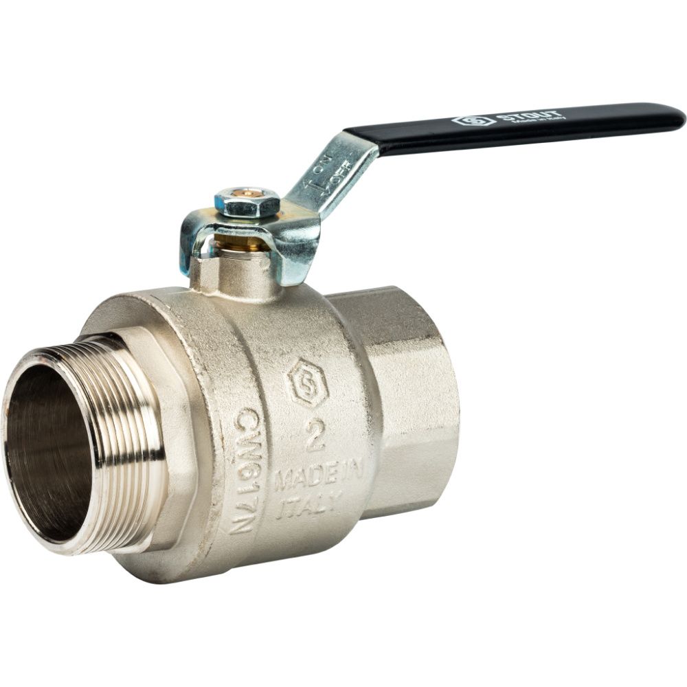 Кран шаровой полнопроходной ВН  2" (рычаг) STOUT