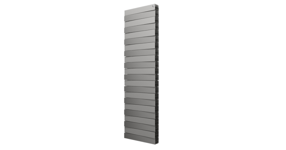Радиатор биметаллический PianoForte TOWER 300 22 секц. Silver Satin Royal Thermo