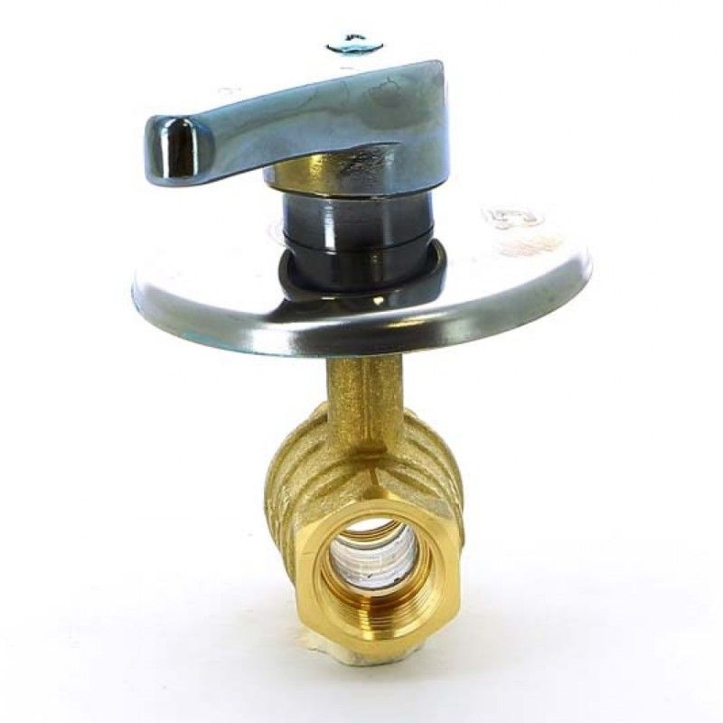 Кран шаровой скрытой проводки ВВ  1" (рукоятка-флажок) ITAP