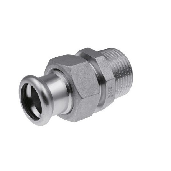 Соединитель раз. (американка) Inox press 54хR2" НР нерж. KAN-Therm