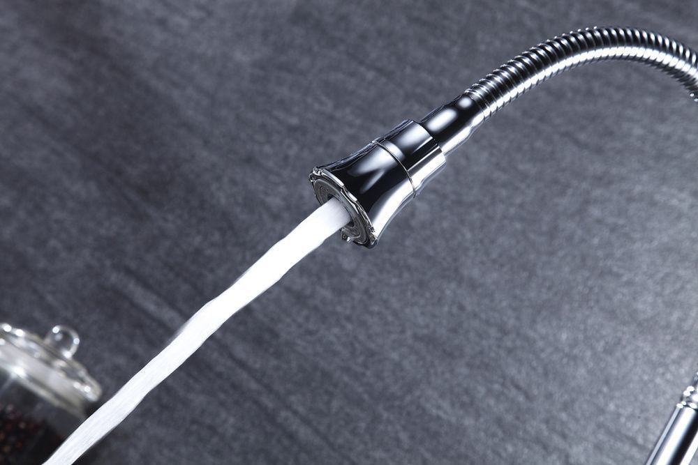 Смеситель для кухни Linara, с гибким изливом, хром, LEMARK