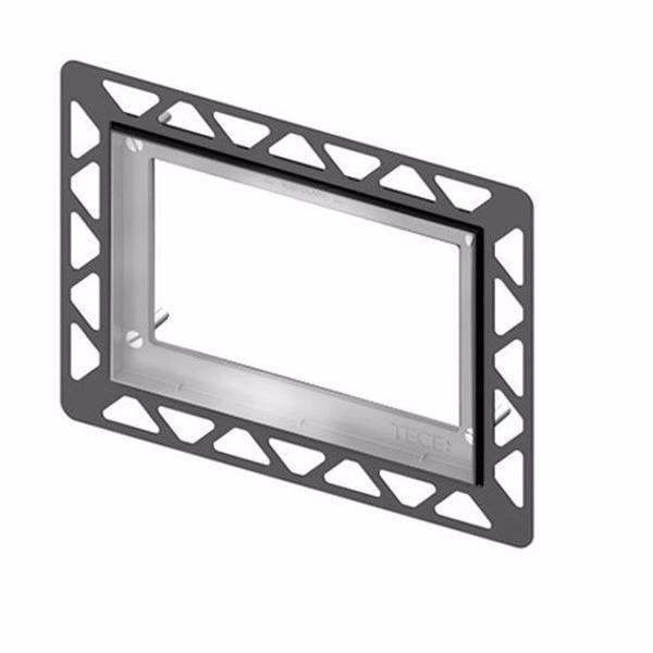 Монтаж. рама для уст. стеклянных панелей (square/loop/lux Mini/now) на уровне стены, мет.глянц, TECE