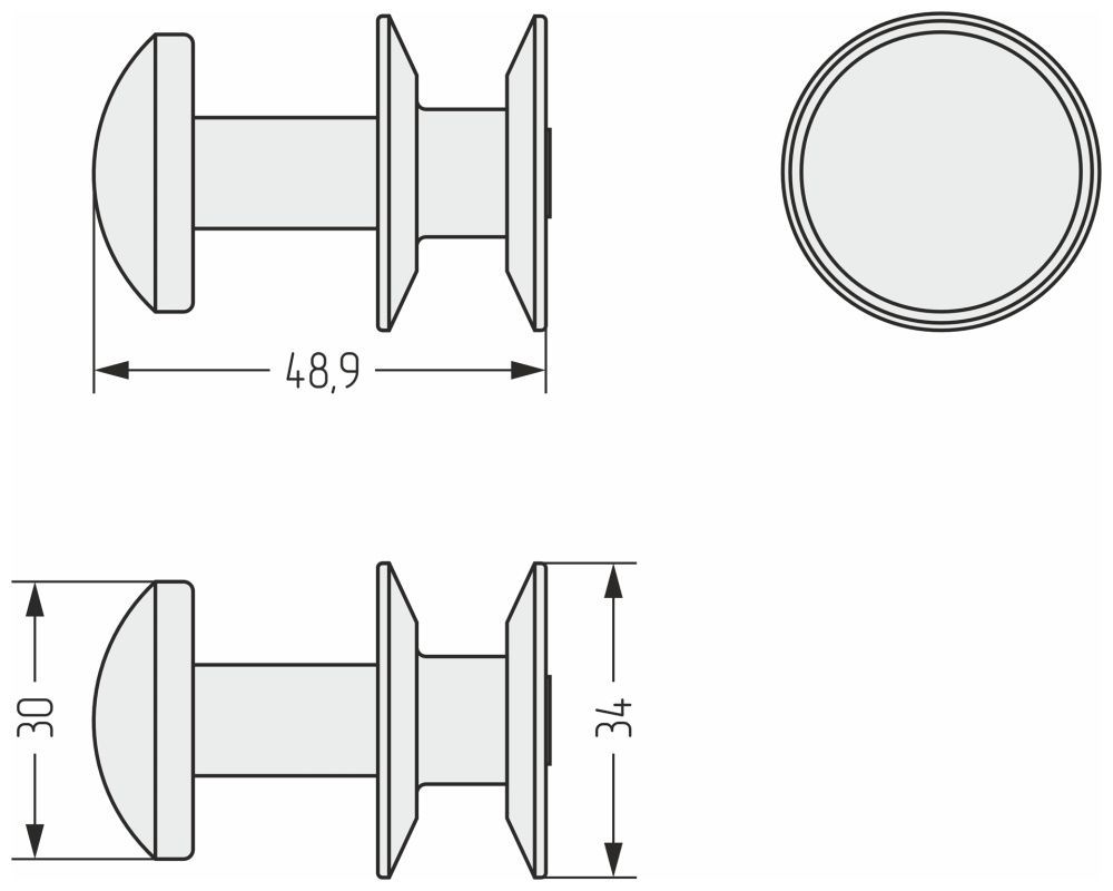 Вешалка СФЕРА Состаренная латунь, Сунержа