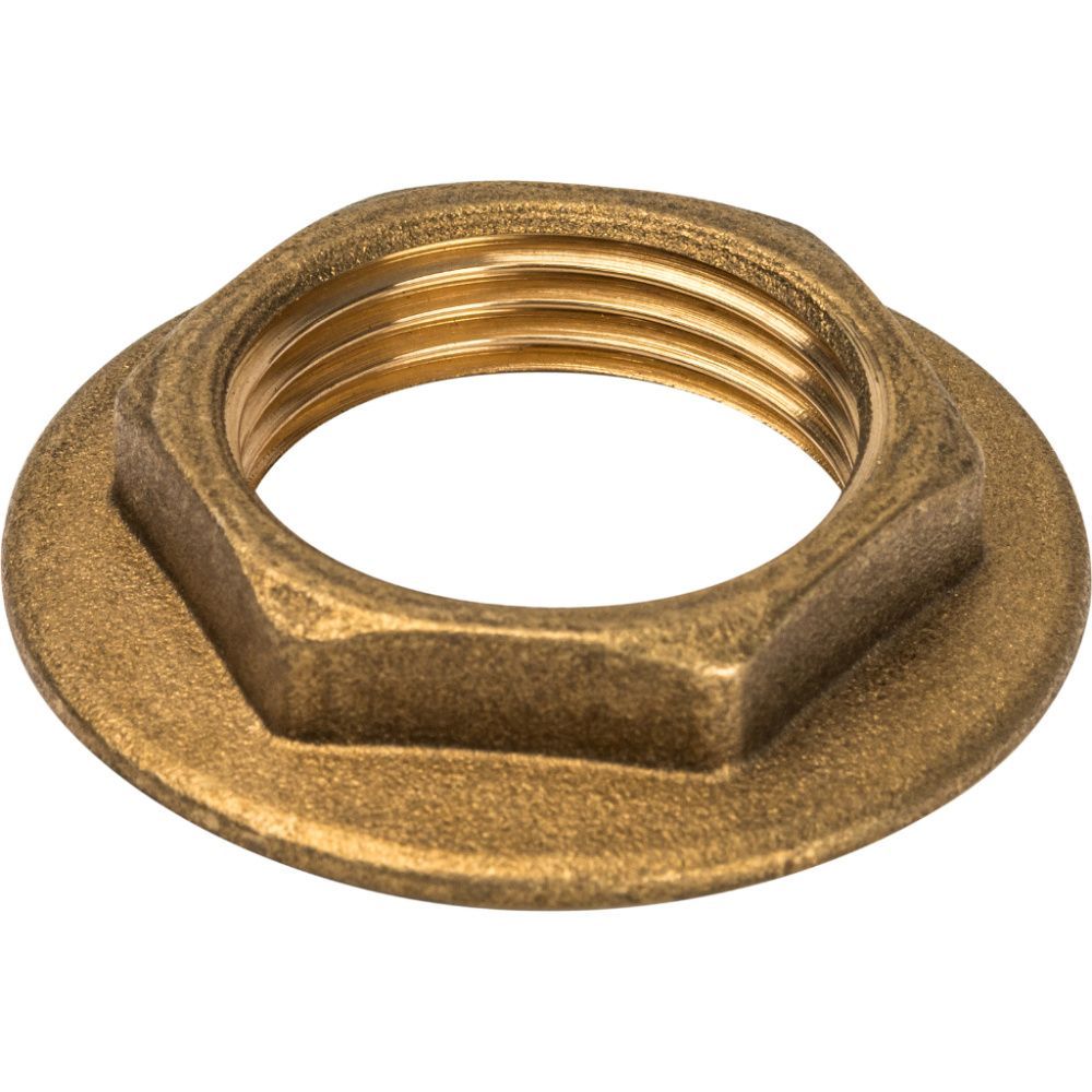 Контргайка с фланцем  3/4" (латунь) STOUT